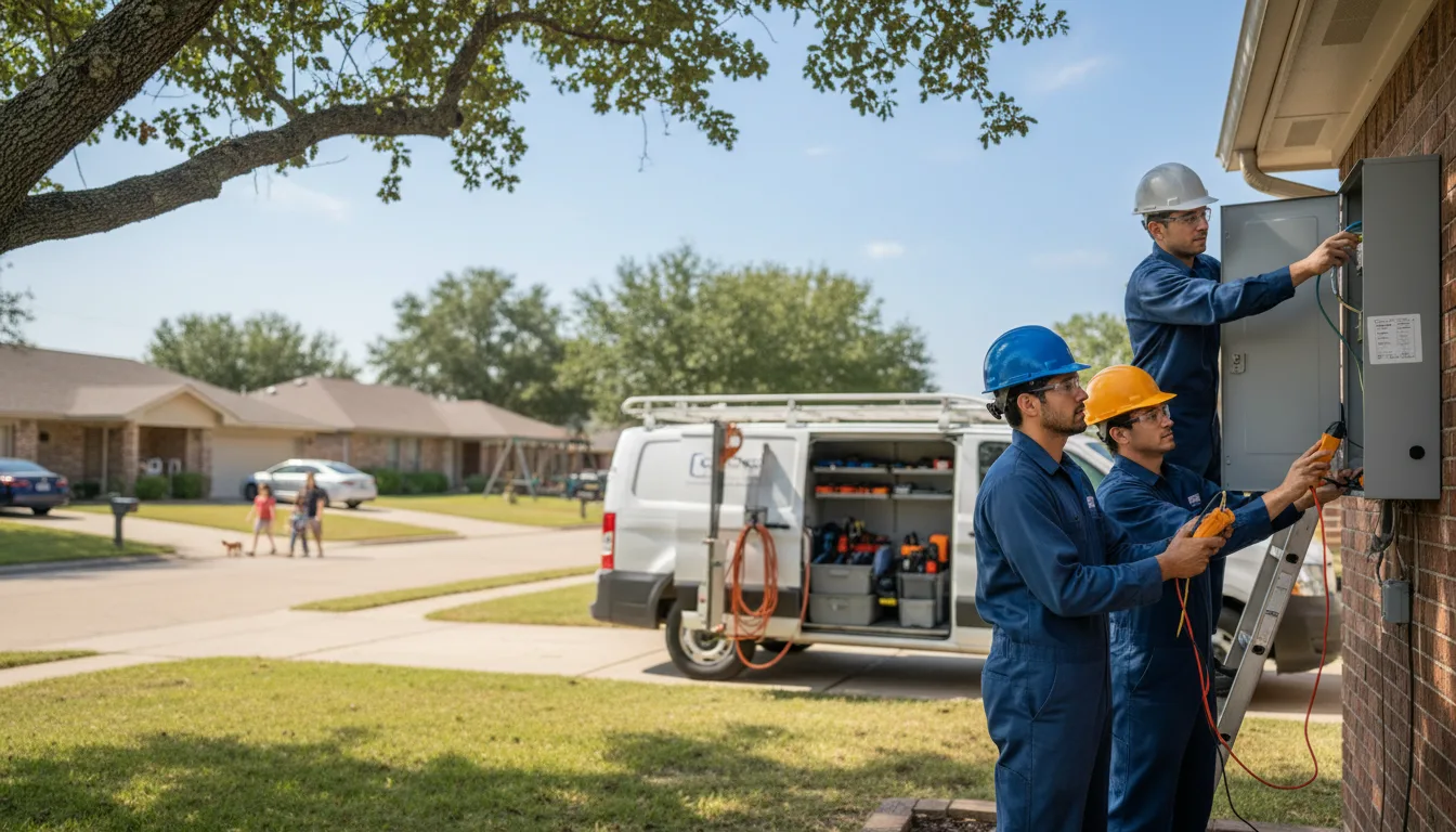 Certified electrician providing emergency electrical services in Saxon, WV